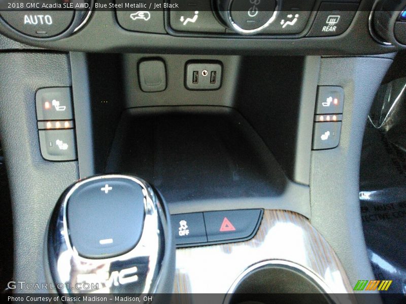 Blue Steel Metallic / Jet Black 2018 GMC Acadia SLE AWD