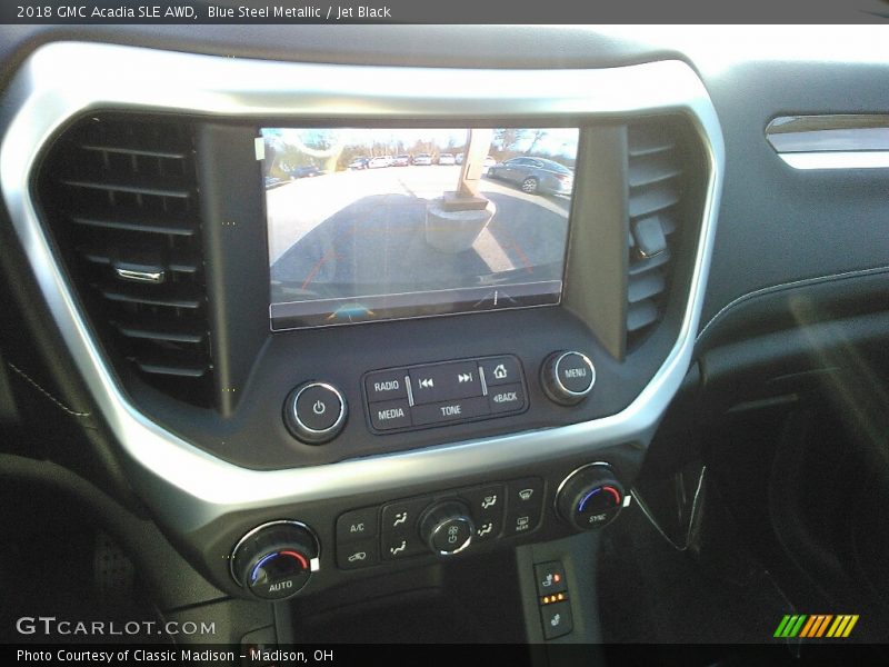 Blue Steel Metallic / Jet Black 2018 GMC Acadia SLE AWD