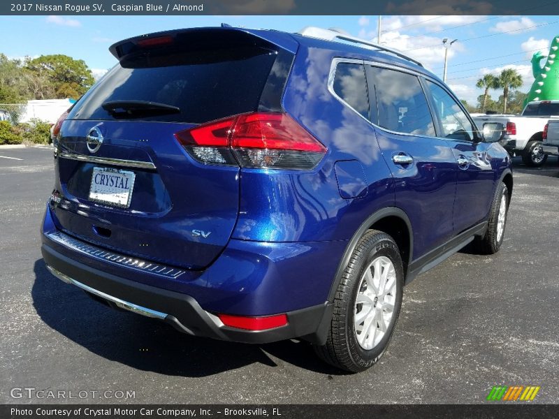 Caspian Blue / Almond 2017 Nissan Rogue SV