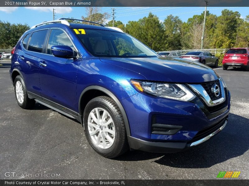 Caspian Blue / Almond 2017 Nissan Rogue SV