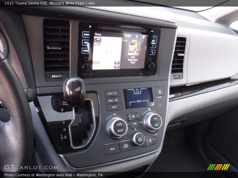 Blizzard White Pearl / Ash 2015 Toyota Sienna XLE