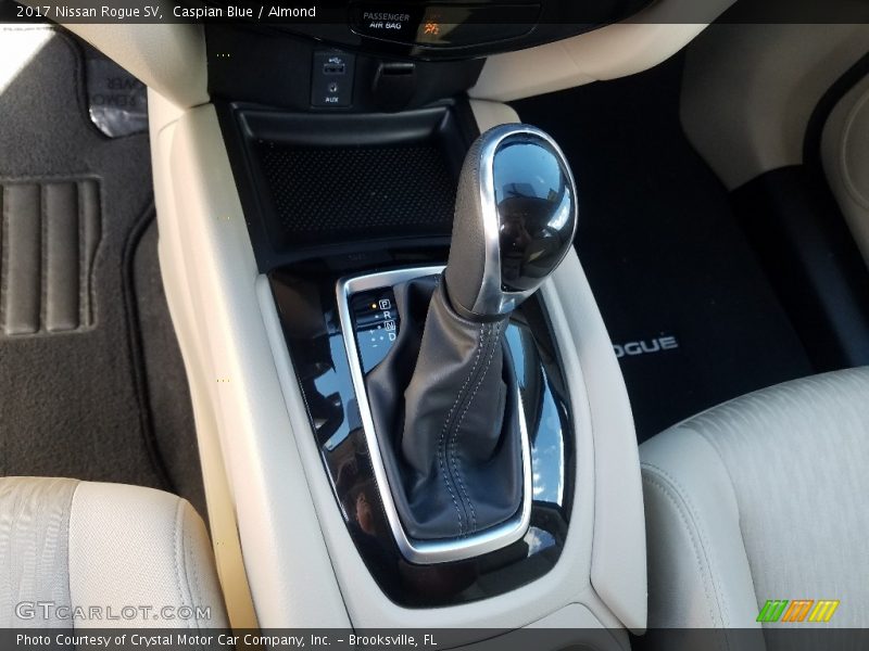 Caspian Blue / Almond 2017 Nissan Rogue SV