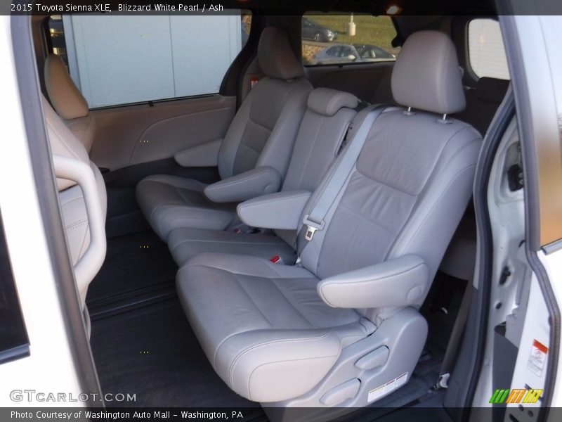 Blizzard White Pearl / Ash 2015 Toyota Sienna XLE