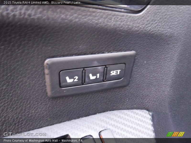 Blizzard Pearl / Latte 2015 Toyota RAV4 Limited AWD