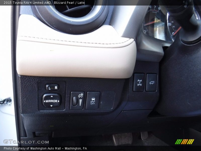 Blizzard Pearl / Latte 2015 Toyota RAV4 Limited AWD