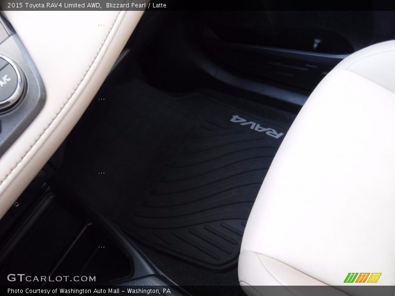 Blizzard Pearl / Latte 2015 Toyota RAV4 Limited AWD