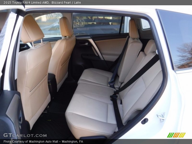 Blizzard Pearl / Latte 2015 Toyota RAV4 Limited AWD