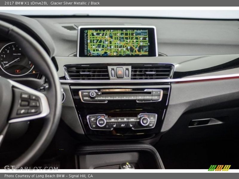 Glacier Silver Metallic / Black 2017 BMW X1 sDrive28i