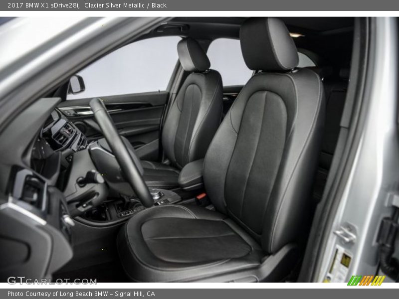 Glacier Silver Metallic / Black 2017 BMW X1 sDrive28i