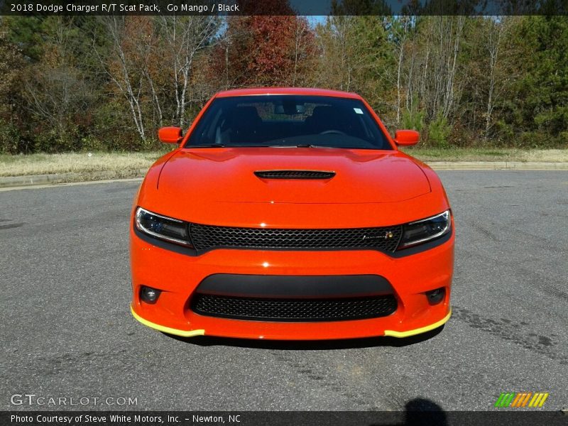 Go Mango / Black 2018 Dodge Charger R/T Scat Pack
