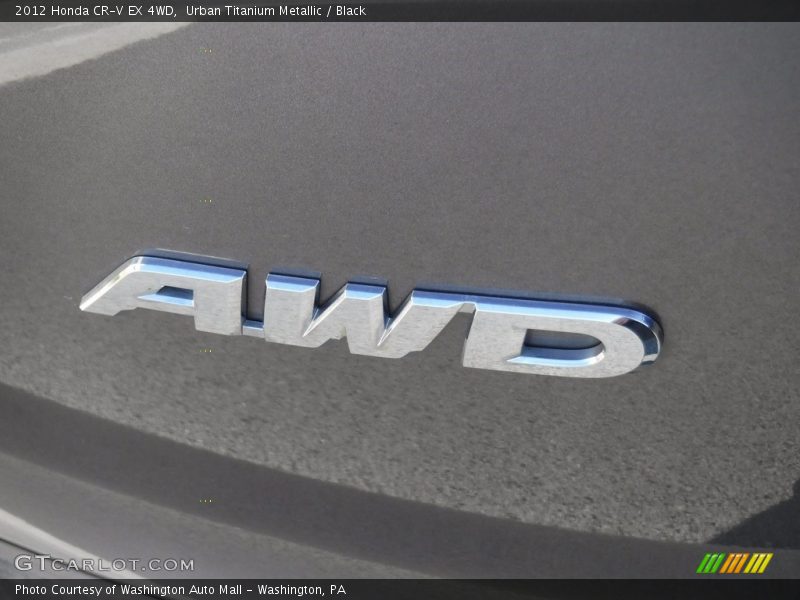 Urban Titanium Metallic / Black 2012 Honda CR-V EX 4WD