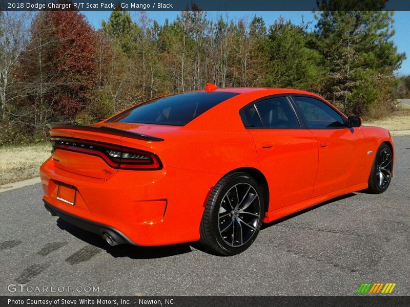 Go Mango / Black 2018 Dodge Charger R/T Scat Pack