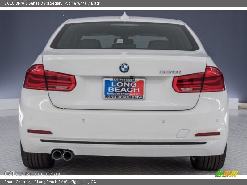 Alpine White / Black 2018 BMW 3 Series 330i Sedan