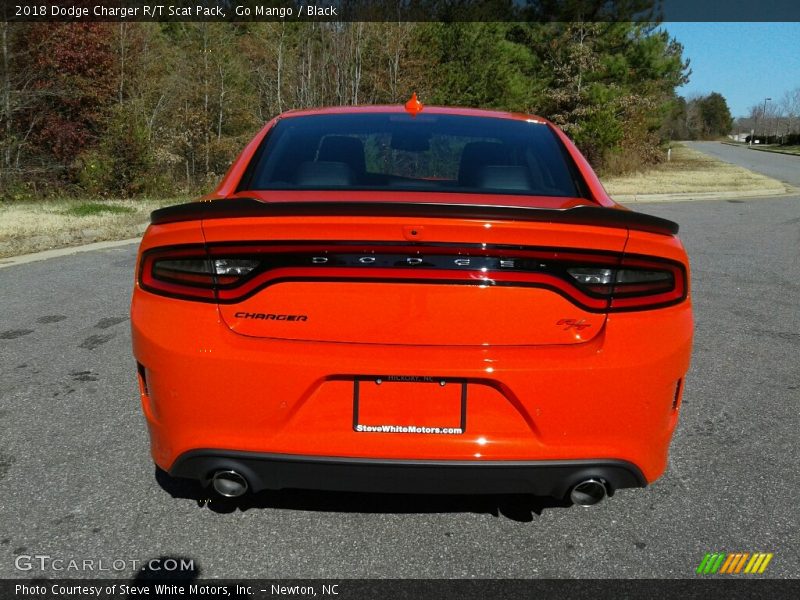Go Mango / Black 2018 Dodge Charger R/T Scat Pack