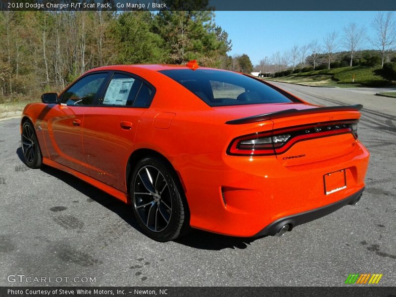 Go Mango / Black 2018 Dodge Charger R/T Scat Pack