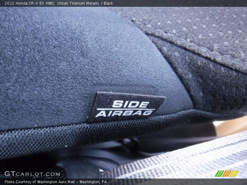 Urban Titanium Metallic / Black 2012 Honda CR-V EX 4WD