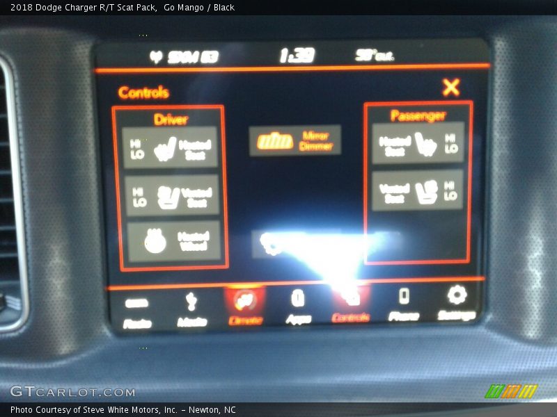 Go Mango / Black 2018 Dodge Charger R/T Scat Pack