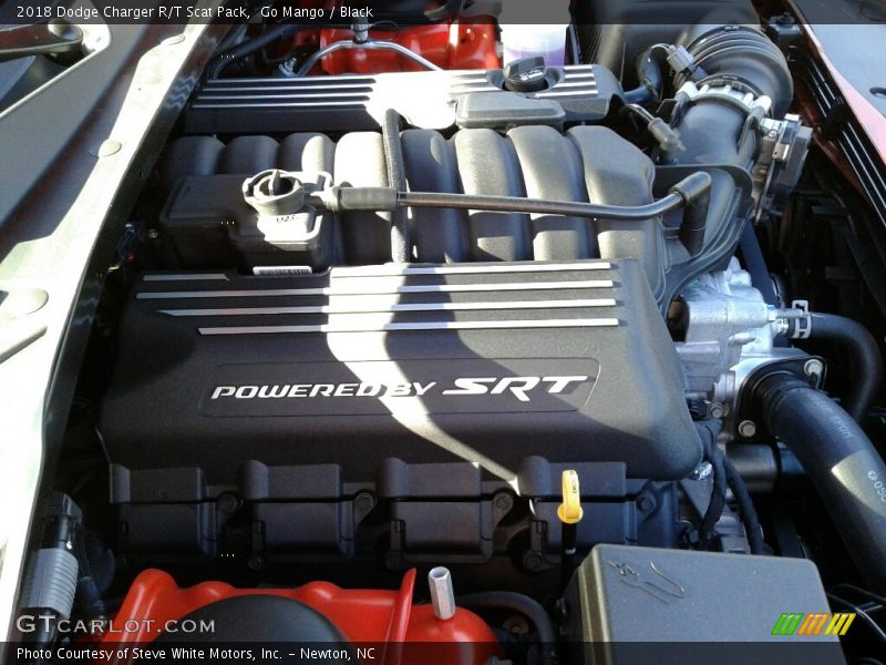 Go Mango / Black 2018 Dodge Charger R/T Scat Pack