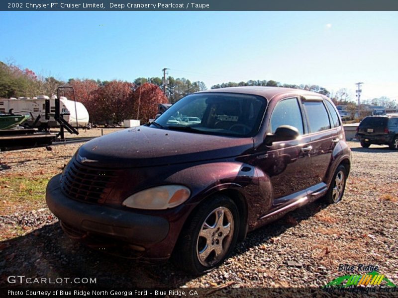 Deep Cranberry Pearlcoat / Taupe 2002 Chrysler PT Cruiser Limited
