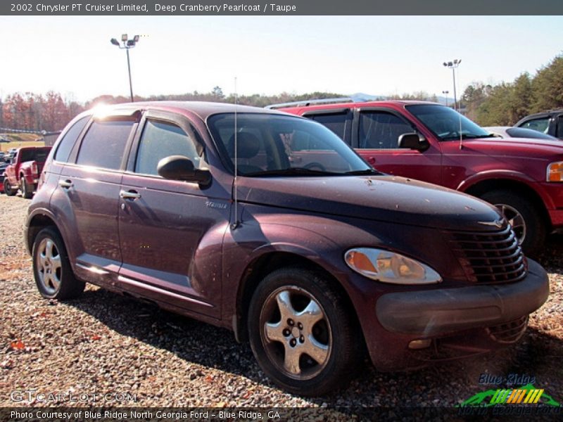 Deep Cranberry Pearlcoat / Taupe 2002 Chrysler PT Cruiser Limited