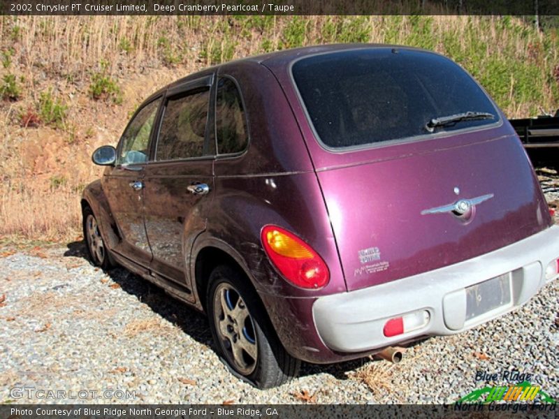 Deep Cranberry Pearlcoat / Taupe 2002 Chrysler PT Cruiser Limited