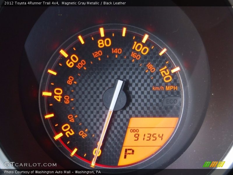 Magnetic Gray Metallic / Black Leather 2012 Toyota 4Runner Trail 4x4