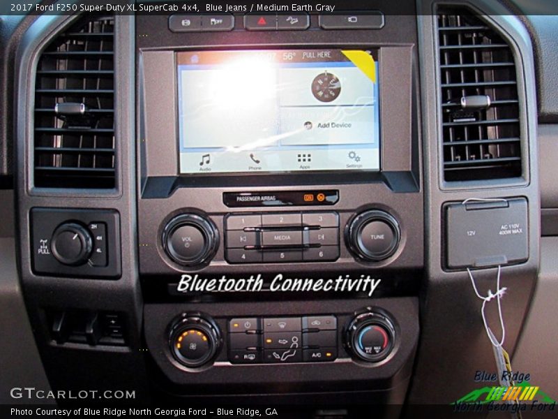 Blue Jeans / Medium Earth Gray 2017 Ford F250 Super Duty XL SuperCab 4x4