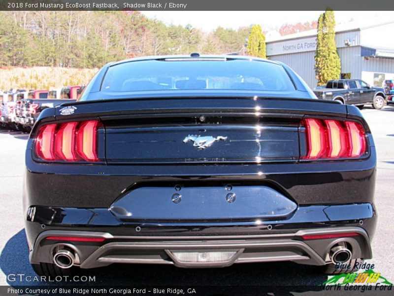 Shadow Black / Ebony 2018 Ford Mustang EcoBoost Fastback