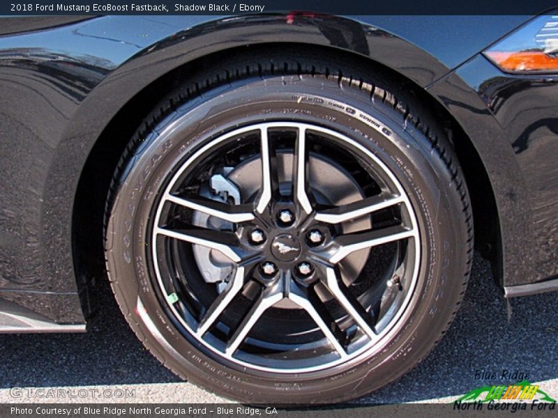 Shadow Black / Ebony 2018 Ford Mustang EcoBoost Fastback