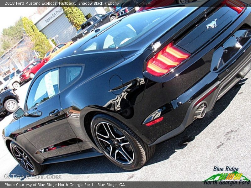 Shadow Black / Ebony 2018 Ford Mustang EcoBoost Fastback