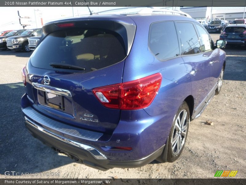 Caspian Blue / Almond 2018 Nissan Pathfinder Platinum 4x4