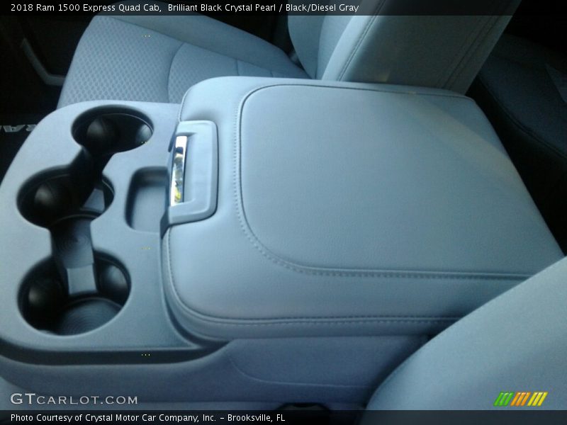 Brilliant Black Crystal Pearl / Black/Diesel Gray 2018 Ram 1500 Express Quad Cab