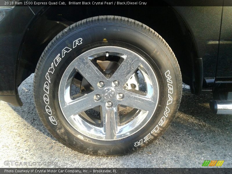Brilliant Black Crystal Pearl / Black/Diesel Gray 2018 Ram 1500 Express Quad Cab