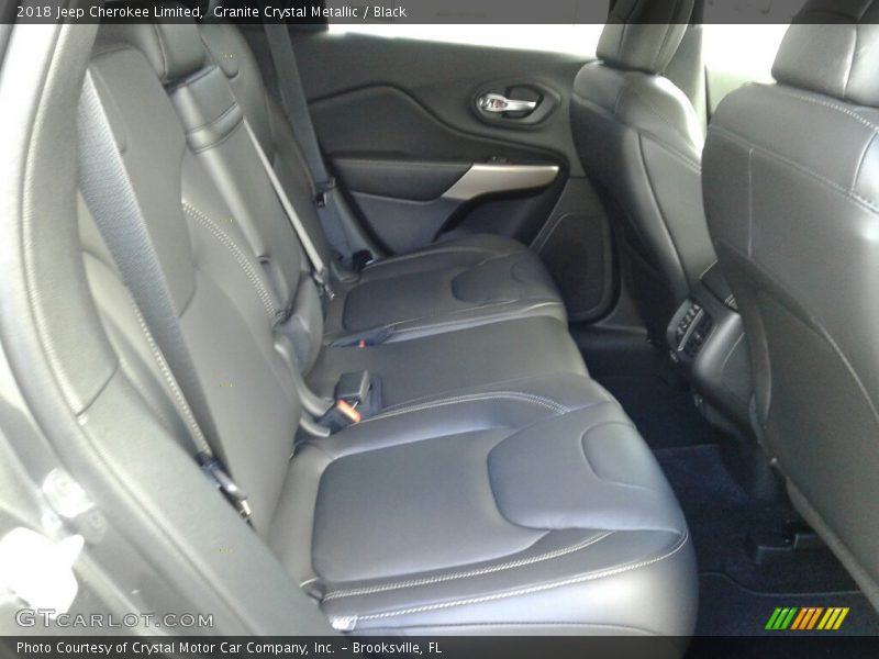 Granite Crystal Metallic / Black 2018 Jeep Cherokee Limited