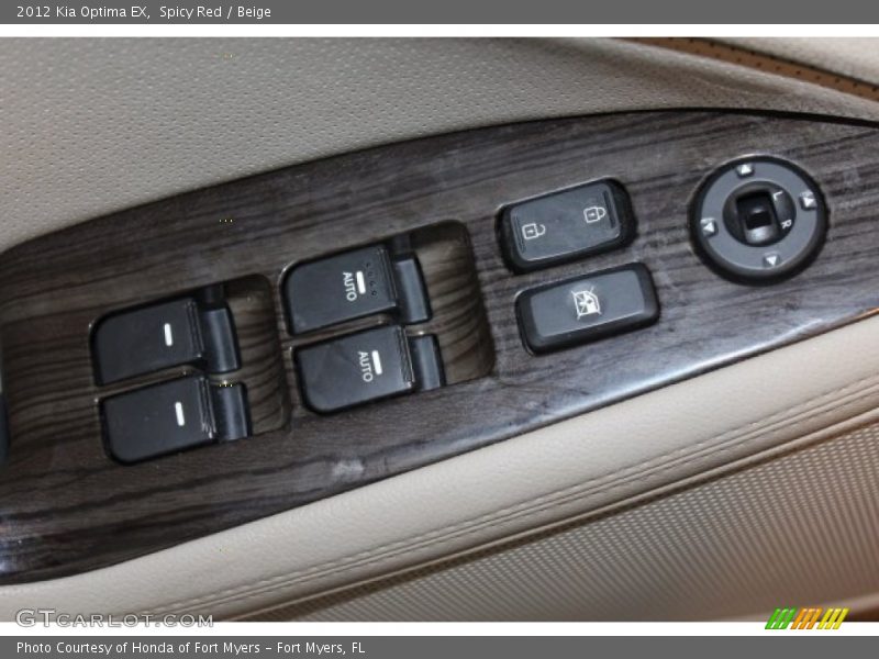 Spicy Red / Beige 2012 Kia Optima EX