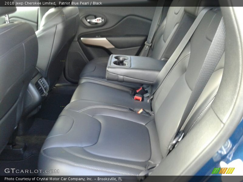 Patriot Blue Pearl / Black 2018 Jeep Cherokee Limited
