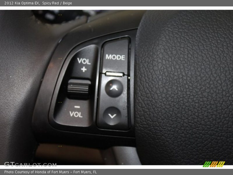 Spicy Red / Beige 2012 Kia Optima EX