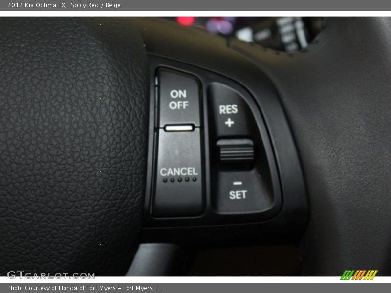 Spicy Red / Beige 2012 Kia Optima EX