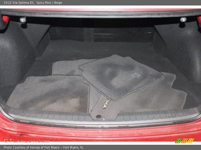Spicy Red / Beige 2012 Kia Optima EX