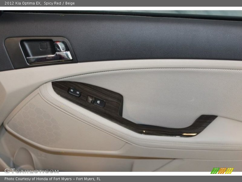 Spicy Red / Beige 2012 Kia Optima EX