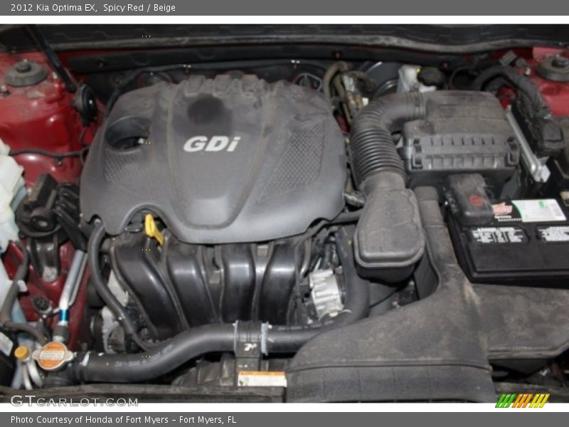 Spicy Red / Beige 2012 Kia Optima EX
