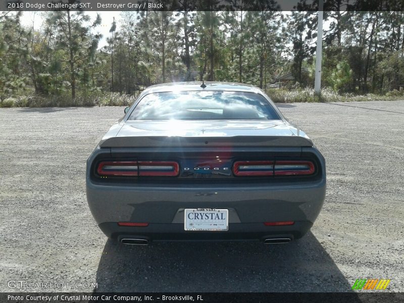 Destroyer Gray / Black 2018 Dodge Challenger SXT