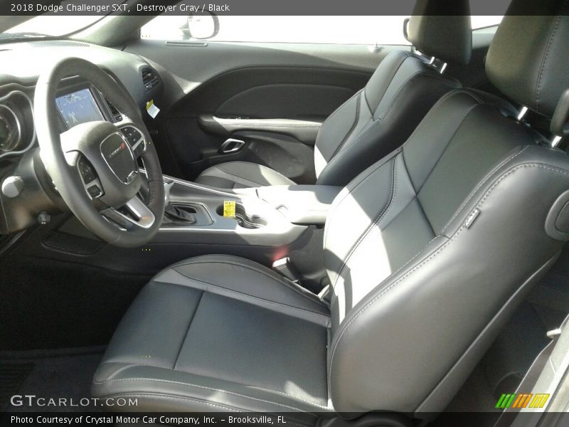 Destroyer Gray / Black 2018 Dodge Challenger SXT