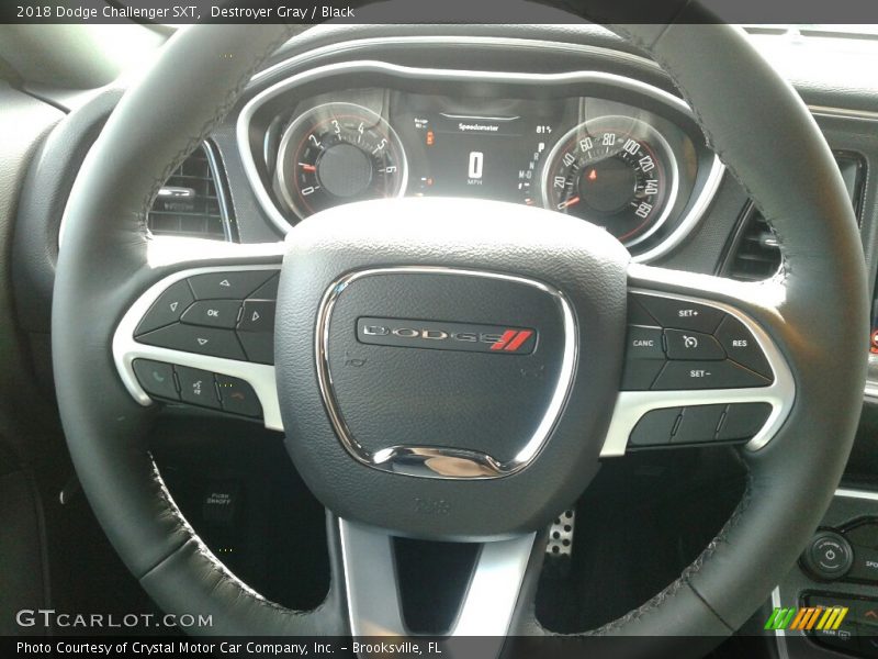 Destroyer Gray / Black 2018 Dodge Challenger SXT