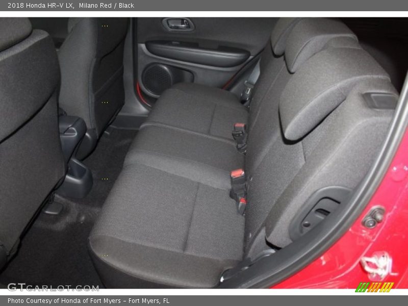 Milano Red / Black 2018 Honda HR-V LX
