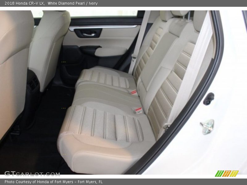 White Diamond Pearl / Ivory 2018 Honda CR-V LX