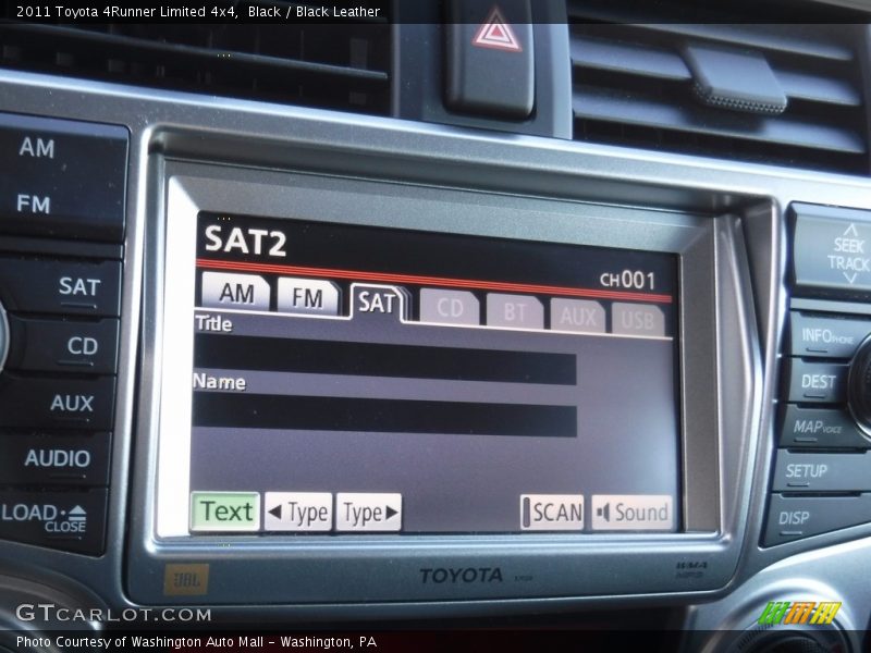 Black / Black Leather 2011 Toyota 4Runner Limited 4x4