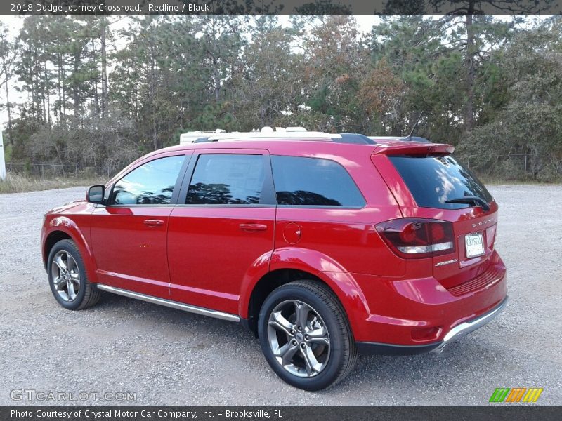 Redline / Black 2018 Dodge Journey Crossroad