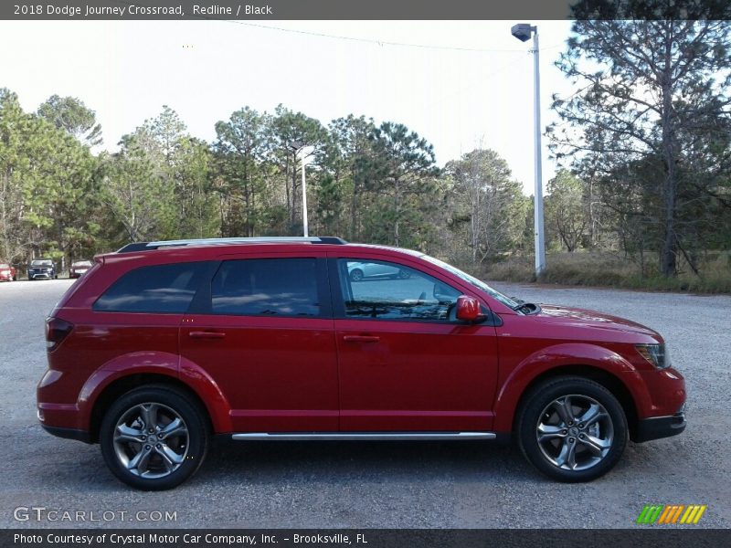 Redline / Black 2018 Dodge Journey Crossroad