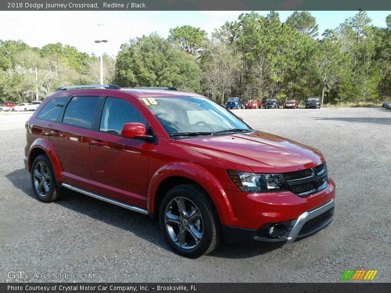 Redline / Black 2018 Dodge Journey Crossroad